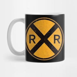 Railroad Xing Sign Mug